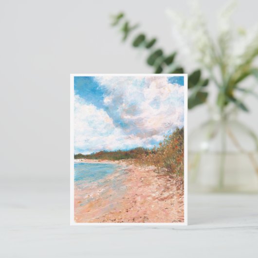 Carte Plage Côte Michigan Shoreline (Debout devant)