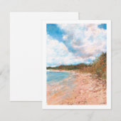 Carte Plage Côte Michigan Shoreline (Devant / Derrière)