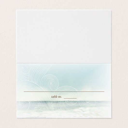 Carte Plage Côtière Tropicale (Outside Unfolded)