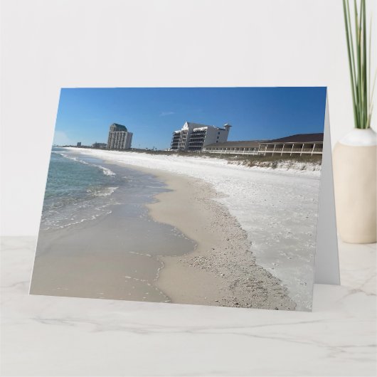 Carte Plage d'amour (Devant)