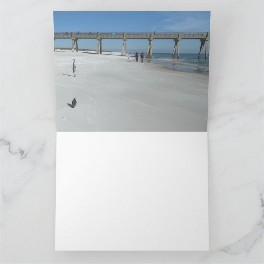 Carte Plage d'amour (Intérieur)