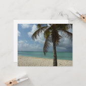 Carte Plage d'Aruba I Belle Scène Nature (Devant/Arrière en situation)