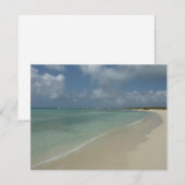 Carte Plage d'Aruba II Magnifique paysage naturel (Devant / Derrière)