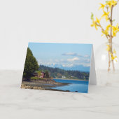 Carte Plage de Blank et Monts Olympiques (Fleur jaune)