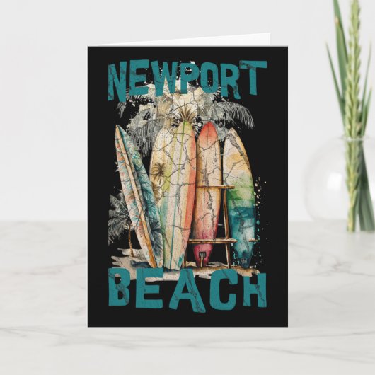 Carte plage de Newport Beach _2 (Devant)