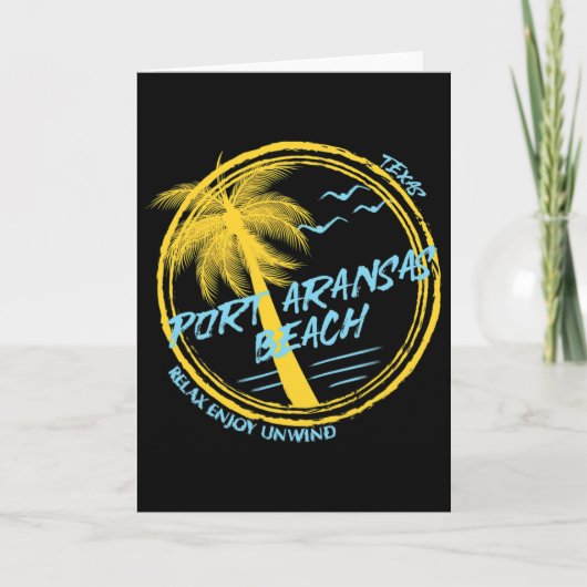 Carte Plage de Port Aransas Spring Break (Devant)