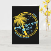 Carte Plage de Port Aransas Spring Break (Fleur jaune)
