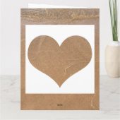 Carte Plage de sable océanique nautique cœur mignon  (Dos)