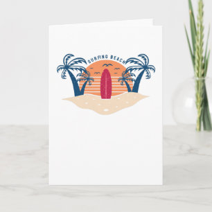 Carte Plage de surf