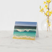 Carte Plage Des Caraïbes À Sainte-Lucie (Fleur jaune)