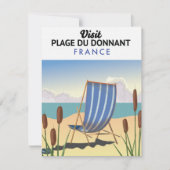 Carte Plage du Donnant France (Devant)