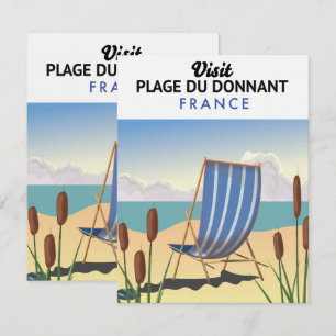 Carte Plage du Donnant France