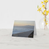 Carte Plage Dusky (Fleur jaune)