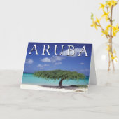 Carte Plage Eagle | Caraïbes, Aruba (Fleur jaune)