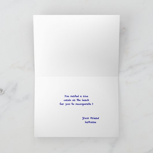 Carte Plage Ling-2, Va bien (Intérieur)