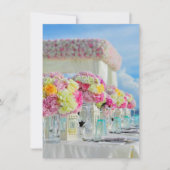 Carte Plage, Mariage, Réception, Décoration de table, Ce (Devant)