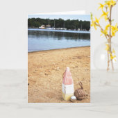 Carte Plage nautique (Fleur jaune)