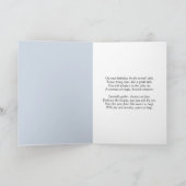 Carte Plage paisible Matin Anniversaire (Intérieur)