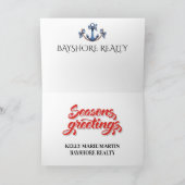 Carte PLAGE Personnel, Entreprise, Immobilier Noël (Intérieur)