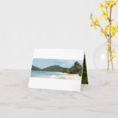 Carte Plage Porto Rico du flamenco de Culebra (Fleur jaune)