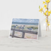 Carte Plage publique de l'île Dauphin Quai Seagull (Fleur jaune)