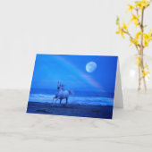 Carte Plage rêveuse (Fleur jaune)