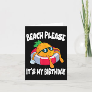 Carte Plage S'Il Vous Plaît C'Est Mon Anniversaire Fruit