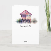 Carte Plage | Simplement Dire Son Personnalisé (Dos)