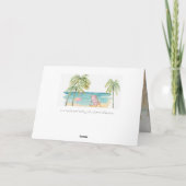 Carte Plage Sun Fun Tropics Magique Anniversaire (Dos)