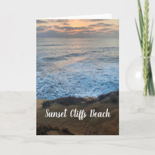 Carte Plage Sunset Cliffs