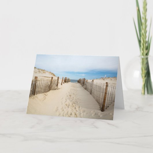 Carte Plage tranquille (Devant)