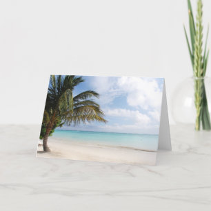 Carte Plage tropicale