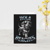 Carte Plages de Hola - Plage Vacances Weiner Teckel Dach (Fleur jaune)