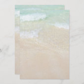 Carte Plages de l'océan tropical Papier imprimable vierg (Devant / Derrière)