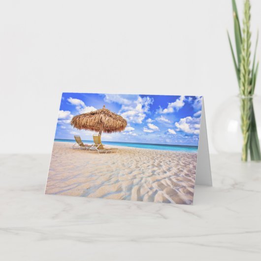 Carte Plages tropicales | Plage de sable d'Aruba (Devant)