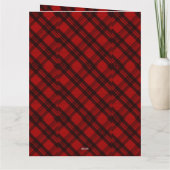Carte Plaid moderne et élégant (Dos)