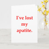 Carte plaisanterie de géologie (Fleur jaune)