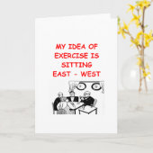 Carte Plaisanterie de joueur de PONT (Fleur jaune)