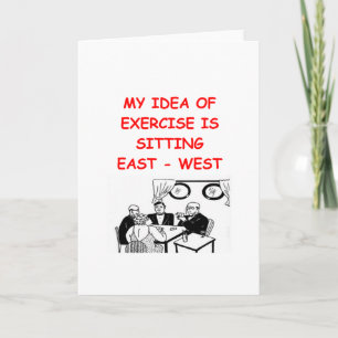 Carte Plaisanterie de joueur de PONT