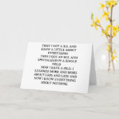 Carte Plaisanterie de PHD (Fleur jaune)