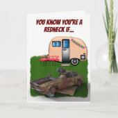 Carte Plaisanterie de voitures Redneck sur mesure Annive (Devant)