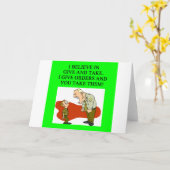 Carte plaisanterie militaire (Fleur jaune)