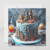 CARTE PLAISIR COSMOPOLITAN 21E ANNIVERSAIRE GÂTEAU (Devant)