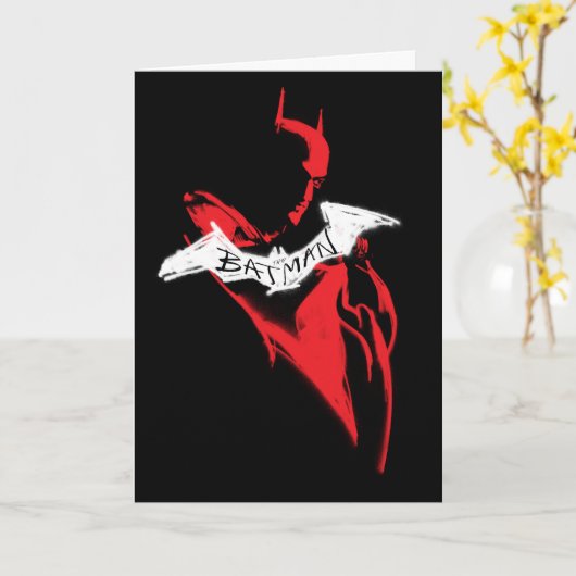 Carte Plan de Batman Spraypaint (Fleur jaune)