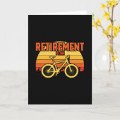 Carte Plan de retrait des vélos à vélo amusant (Fleur jaune)