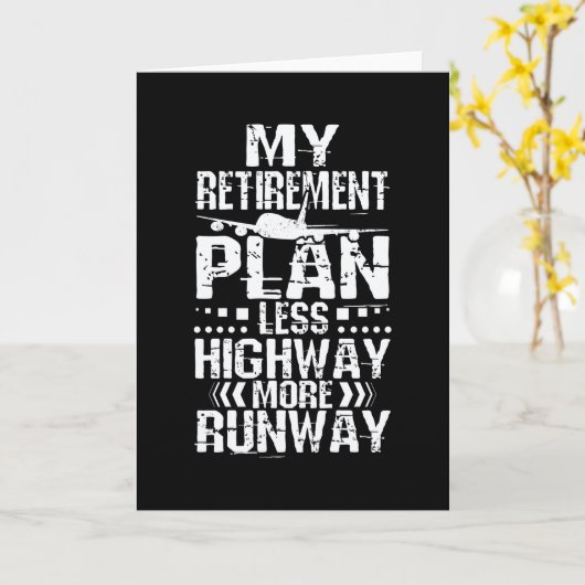 Carte Plan de retraite (Fleur jaune)