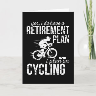 Carte Plan de retraite Vélo vélo vélo