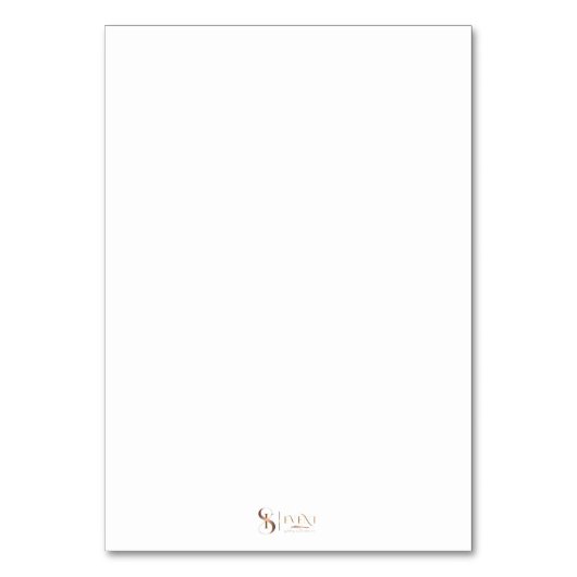 Carte plan de table (Dos)