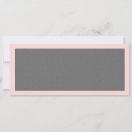 Carte Plan de table supérieure gris et rose pâle (Dos)
