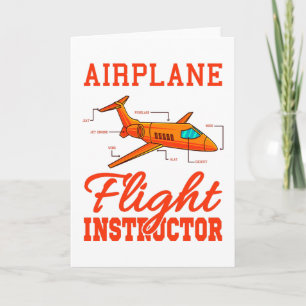 Carte Plan directeur de l'avion instructeur de vol instr